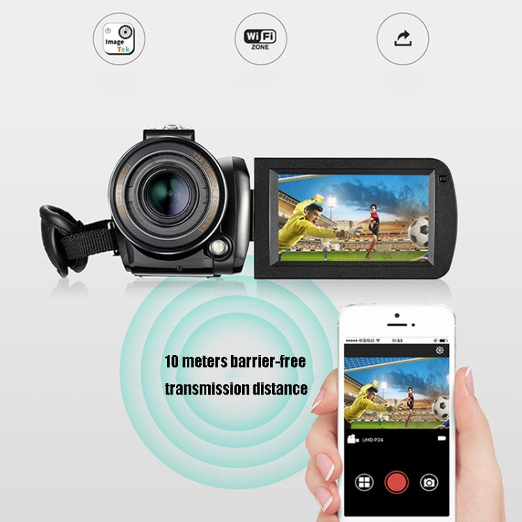 ORDRO AC5 4K HD Night Vision WiFi 12X Optical Zoom Digital Video DV Camera Camcorder, Standard, Standard + Microphone, Standard + Microphone + Handheld Stand, Standard+ Microphone + Fill Light ORDRO AC5 4K HD Night Vision WiFi 12X Optical Zoom Digital Video DV Camera Camcorder, Standard, Standard + Microphone, Standard + Microphone + Handheld Stand, Standard+ Microphone + Fill Light